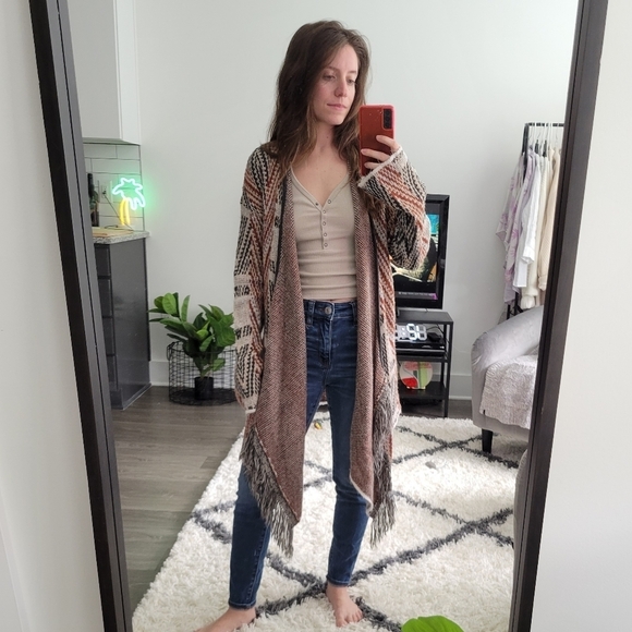 Knox Rose Sweaters - Forever 21 fringe cardigan